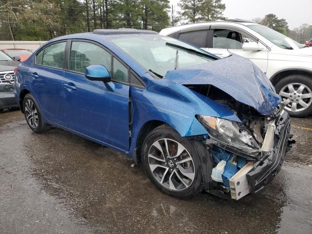 19XFB2F8XDE040600 - 2013 HONDA CIVIC EX BLUE photo 4