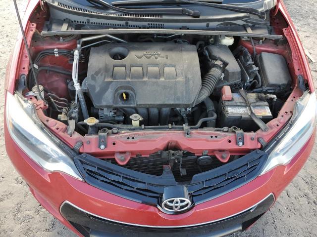 2T1BURHE4GC727739 - 2016 TOYOTA COROLLA L RED photo 11