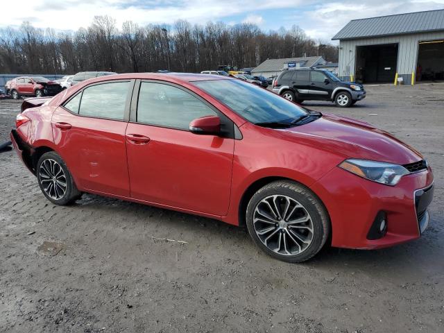 2T1BURHE4GC727739 - 2016 TOYOTA COROLLA L RED photo 4