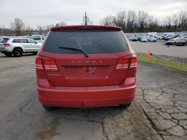 3C4PDCAB9HT707634 - 2017 DODGE JOURNEY SE RED photo 6