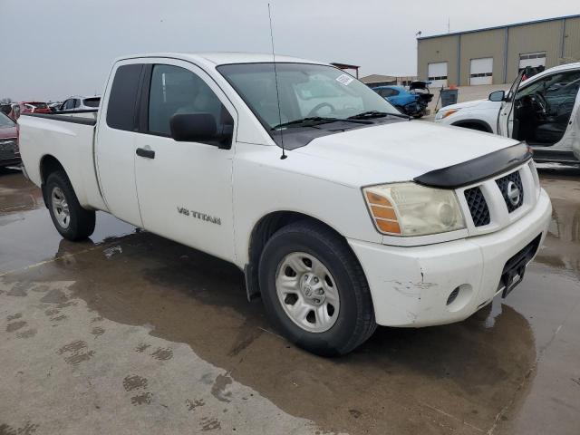 1N6BA06A67N210179 - 2007 NISSAN TITAN XE WHITE photo 4