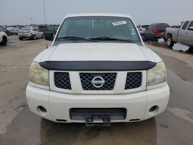 1N6BA06A67N210179 - 2007 NISSAN TITAN XE WHITE photo 5