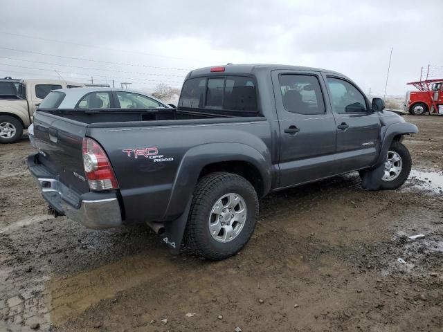 3TMLU42N79M027854 - 2009 TOYOTA TACOMA DOUBLE CAB GRAY photo 3