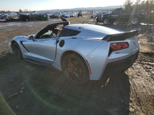 1G1YA2D73F5111794 - 2015 CHEVROLET CORVETTE STINGRAY 1LT SILVER photo 2