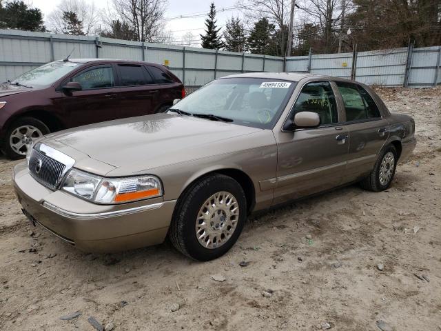 2MEFM74W14X632632 - 2004 MERCURY GRAND MARQ GS TAN photo 1