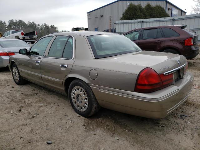 2MEFM74W14X632632 - 2004 MERCURY GRAND MARQ GS TAN photo 2