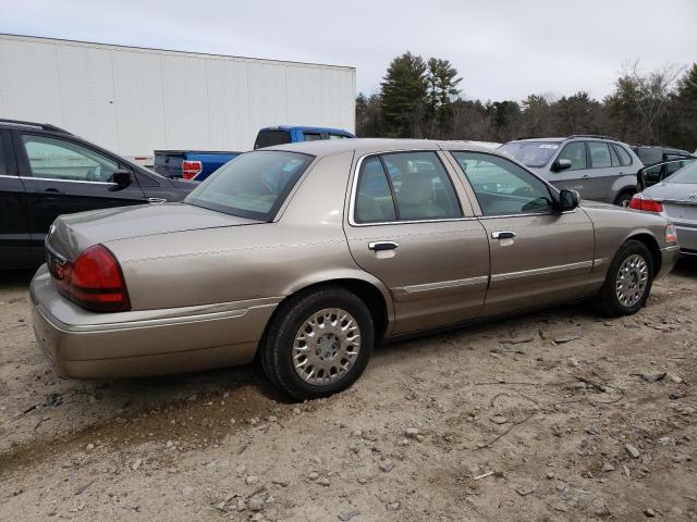 2MEFM74W14X632632 - 2004 MERCURY GRAND MARQ GS TAN photo 3