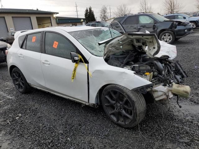 JM1BL1L44D1756645 - 2013 MAZDA SPEED 3 WHITE photo 4