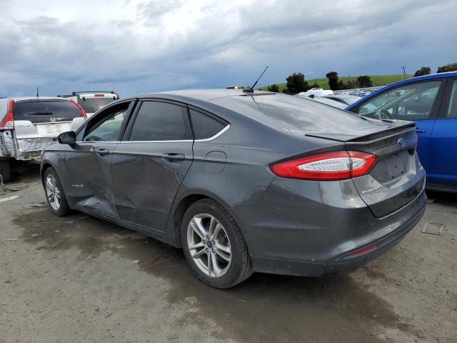 3FA6P0LU5GR247549 - 2016 FORD FUSION SE HYBRID GRAY photo 2