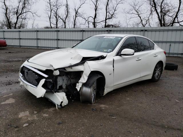 JN1BV7AR0EM694207 - 2014 INFINITI Q50 BASE WHITE photo 1