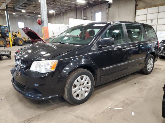 2C4RDGBG9ER284112 - 2014 DODGE GRAND CARA SE BLACK photo 1