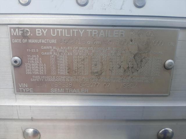 1UYVS2538GP597707 - 2016 UTILITY TRAILER WHITE photo 10