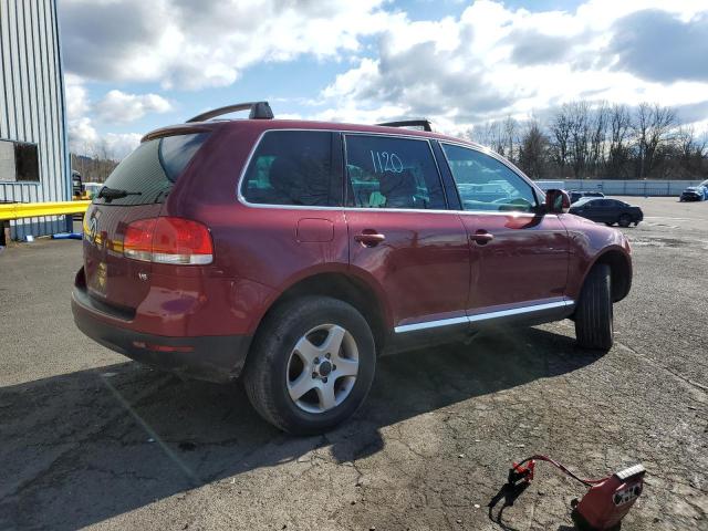 WVGBC67L54D016921 - 2004 VOLKSWAGEN TOUAREG 3.2 BURGUNDY photo 3