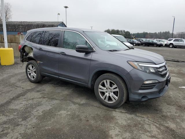 5FNYF6H17GB094584 - 2016 HONDA PILOT LX BLUE photo 4