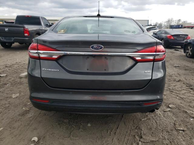 3FA6P0H73JR118140 - 2018 FORD FUSION SE CHARCOAL photo 6