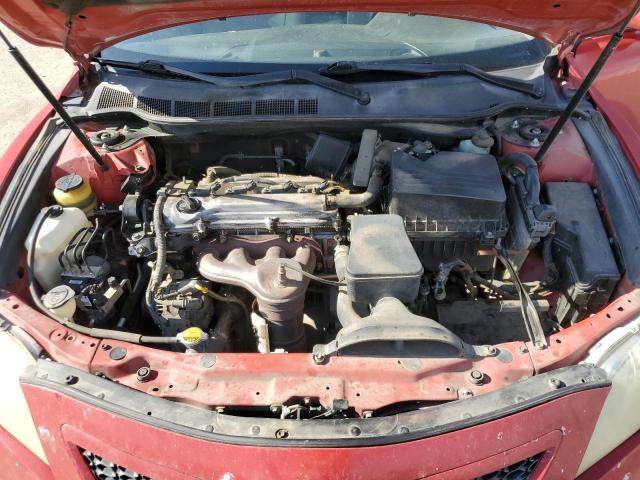 4T1BE46K77U045042 - 2007 TOYOTA CAMRY CE RED photo 11