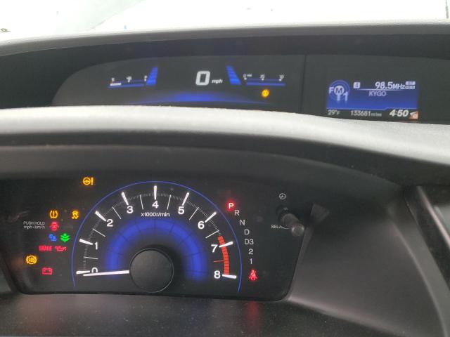 2HGFB2F90DH544524 - 2013 HONDA CIVIC EXL ნაცრისფერი ფოტო 9