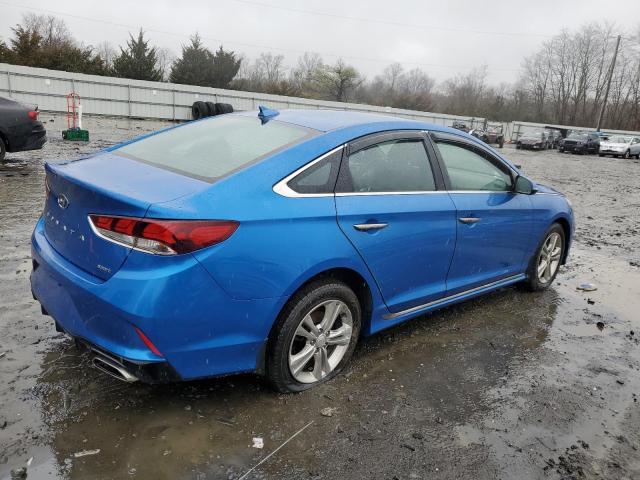 5NPE34AF5KH766240 - 2019 HYUNDAI SONATA LIMITED BLUE photo 3