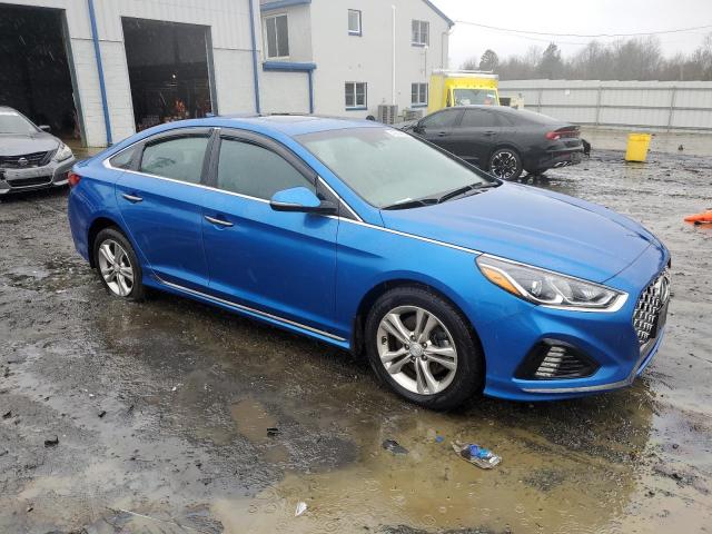 5NPE34AF5KH766240 - 2019 HYUNDAI SONATA LIMITED BLUE photo 4