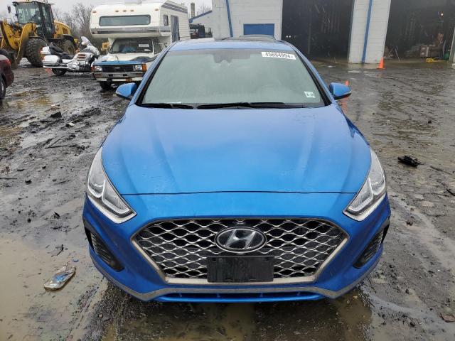 5NPE34AF5KH766240 - 2019 HYUNDAI SONATA LIMITED BLUE photo 5