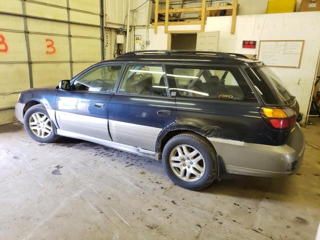 4S3BH675427610516 - 2002 SUBARU LEGACY OUTBACK AWP BLUE photo 2