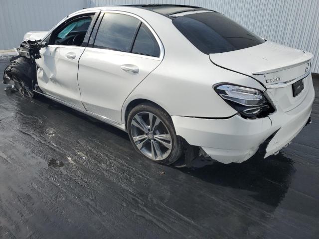 55SWF4JB6HU202546 - 2017 MERCEDES-BENZ C 300 WHITE photo 2