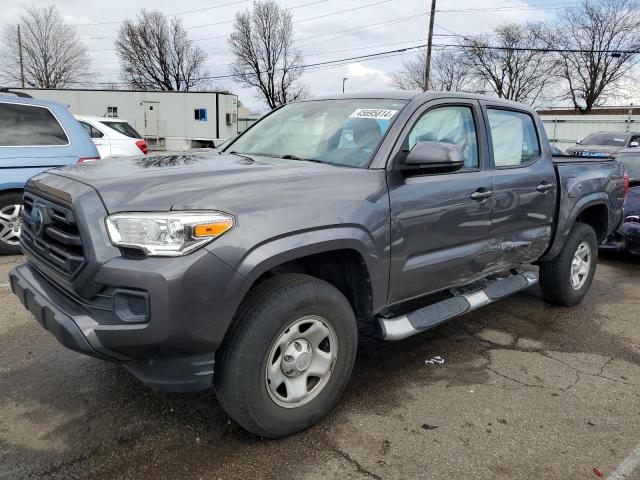 5TFAX5GN7JX116013 - 2018 TOYOTA TACOMA DOUBLE CAB GRAY photo 1