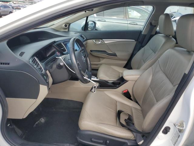 19XFB2F92FE244657 - 2015 HONDA CIVIC EXL თეთრი ფოტო 7