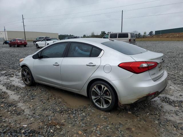 KNAFZ4A86E5070704 - 2014 KIA FORTE EX SILVER photo 2