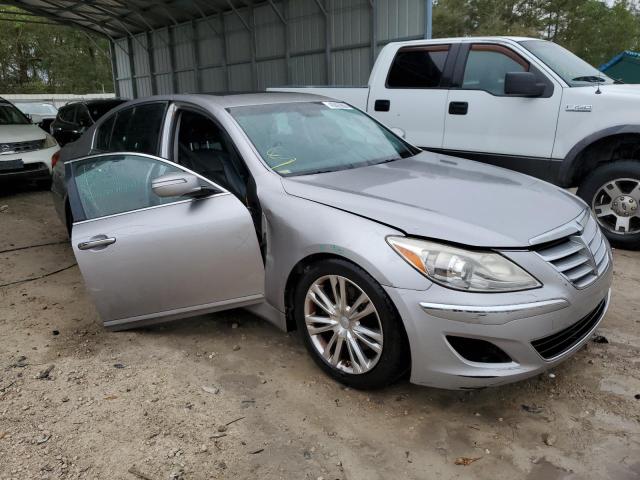 KMHGC4DD5DU250192 - 2013 HYUNDAI GENESIS 3.8L SILVER photo 4