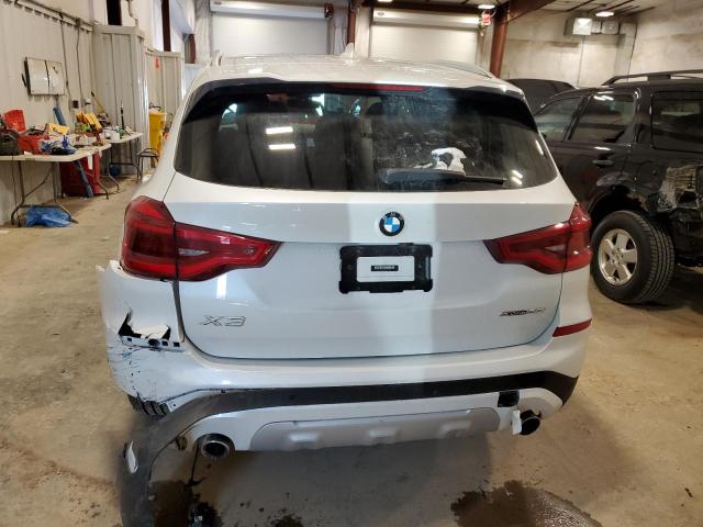 5UXTR9C53KLD92988 - 2019 BMW X3 XDRIVE30I WHITE photo 6