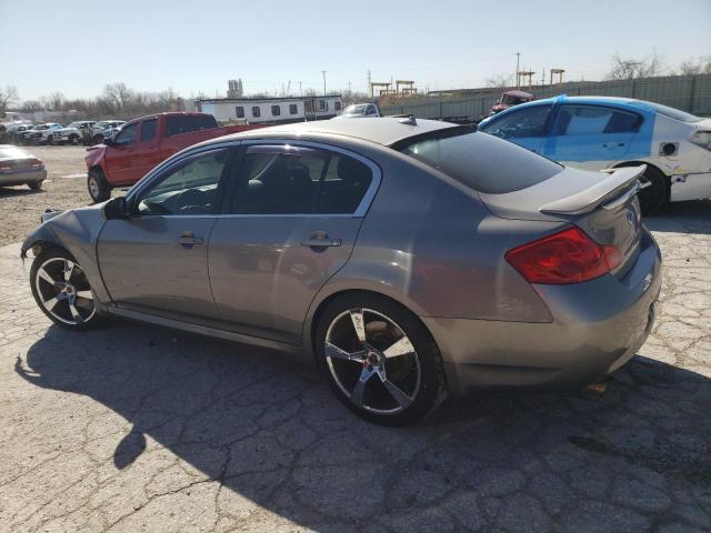 JNKBV61E58M223578 - 2008 INFINITI G35 GRAY photo 2