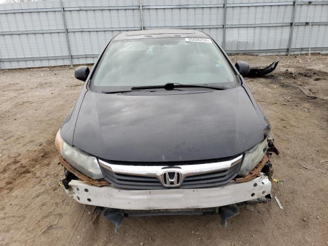 2HGFB2F85CH524887 - 2012 HONDA CIVIC EX BLACK photo 5