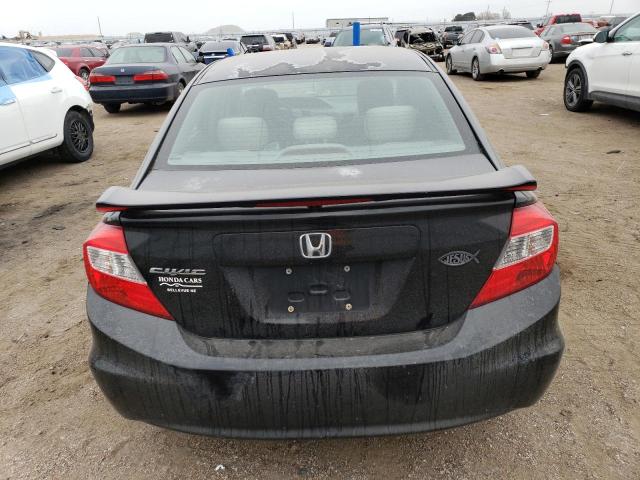 2HGFB2F85CH524887 - 2012 HONDA CIVIC EX BLACK photo 6