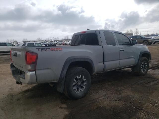 5TFSZ5ANXJX132245 - 2018 TOYOTA TACOMA ACCESS CAB GRAY photo 3