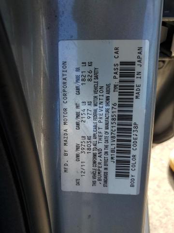 JM1BL1V87C1585176 - 2012 MAZDA 3 I SILVER photo 12