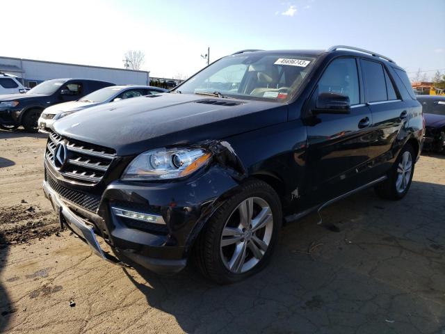 4JGDA5HB7DA166769 - 2013 MERCEDES-BENZ ML 350 4MATIC BLACK photo 1