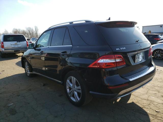 4JGDA5HB7DA166769 - 2013 MERCEDES-BENZ ML 350 4MATIC BLACK photo 2