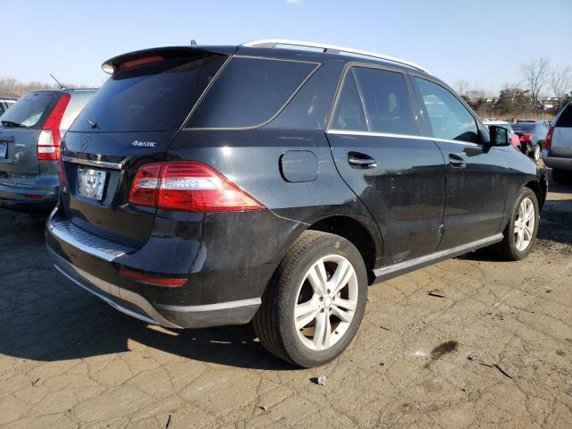 4JGDA5HB7DA166769 - 2013 MERCEDES-BENZ ML 350 4MATIC BLACK photo 3
