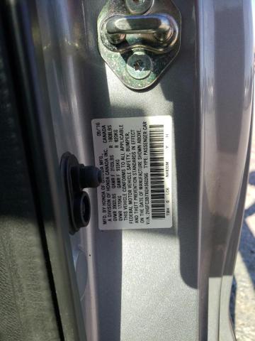 2HGFC3B7XGH360266 - 2016 HONDA CIVIC EXL ვერცხლისფერი ფოტო 12