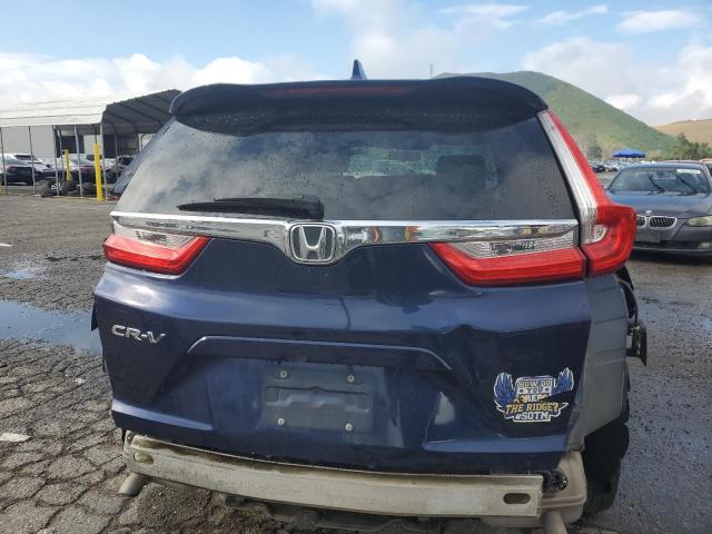 5J6RW1H54JA012671 - 2018 HONDA CR-V EX BLUE photo 6