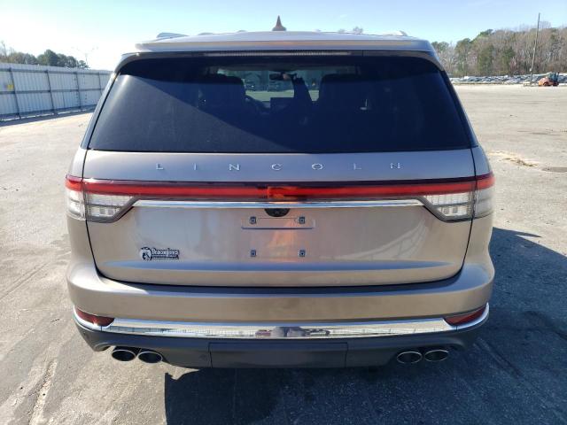 5LM5J7XC7LGL16785 - 2020 LINCOLN AVIATOR RESERVE TAN photo 6