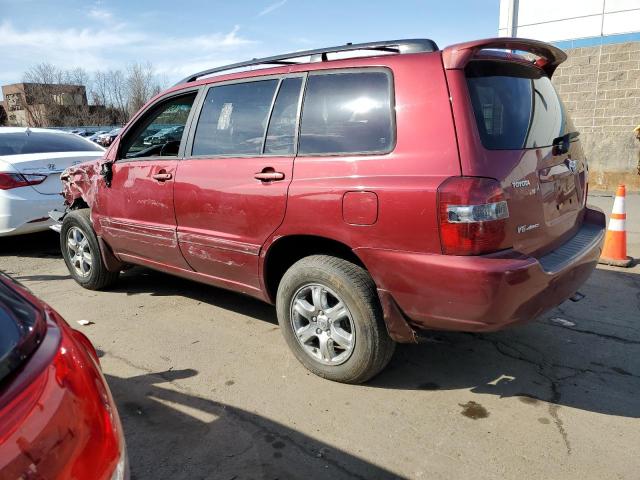 JTEEP21A970219632 - 2007 TOYOTA HIGHLANDER SPORT BURGUNDY photo 2