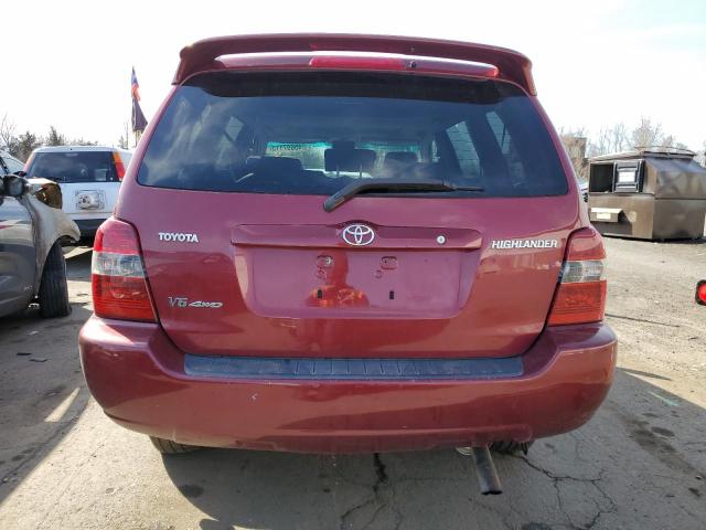 JTEEP21A970219632 - 2007 TOYOTA HIGHLANDER SPORT BURGUNDY photo 6