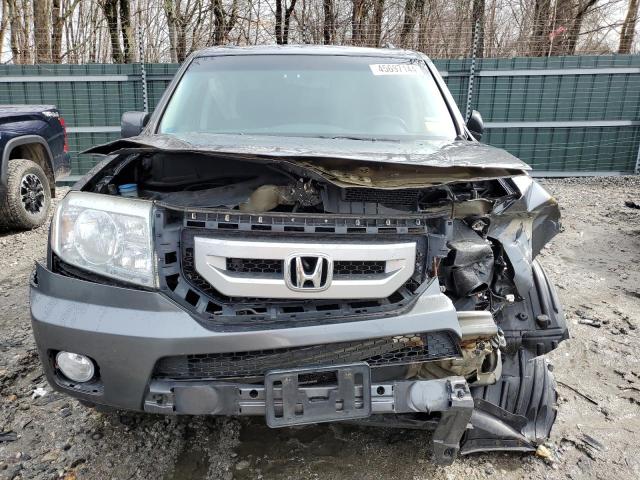 5FNYF4H58BB104913 - 2011 HONDA PILOT EXL GRAY photo 5