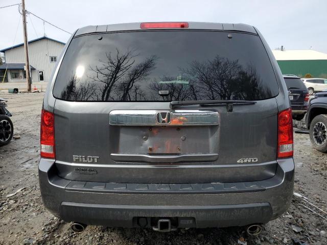 5FNYF4H58BB104913 - 2011 HONDA PILOT EXL GRAY photo 6