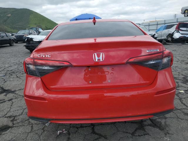 2HGFE1F97RH304928 - 2024 HONDA CIVIC TOURING RED photo 6