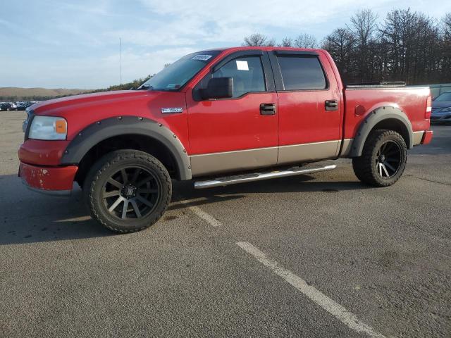 1FTRW12W25KC15128 - 2005 FORD F150 SUPERCREW RED photo 1