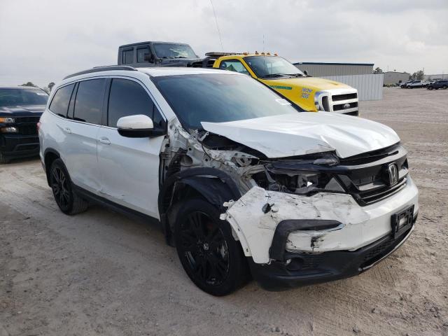 5FNYF5H23NB001642 - 2022 HONDA PILOT SE WHITE photo 4