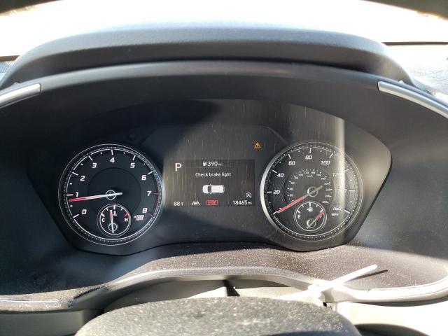 5NMS24AJ0NH468688 - 2022 HYUNDAI SANTA FE SEL Մոխրագույն լուսանկար 9